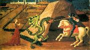UCCELLO, Paolo St George and the Dragon qt Sweden oil painting reproduction